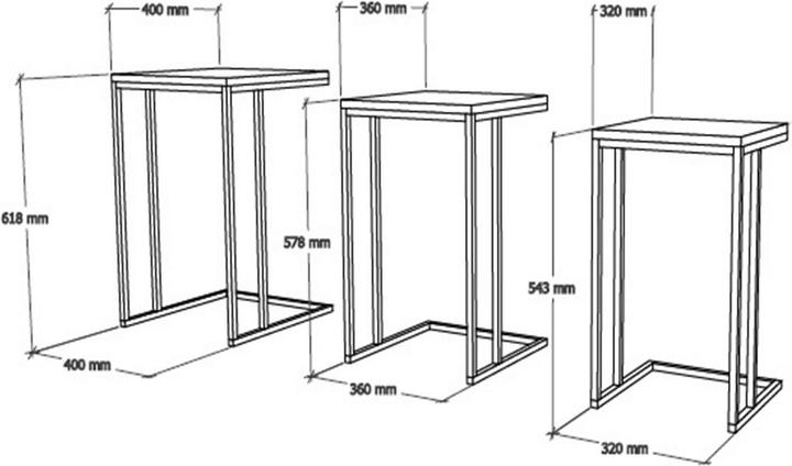 Actual product image Hanah Home Milan (40 x 40 x 61.80 cm)