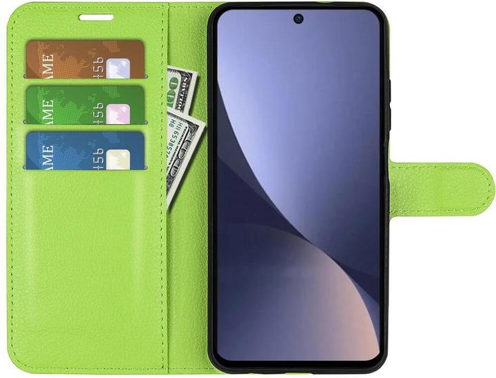 Actual product image Cover-Discount Xiaomi 13 Pro - Leather Case Cover green (Xiaomi 13 Pro)
