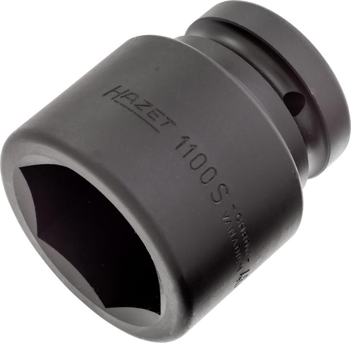 Actual product image HAZET Impact socket ∙ hexagon 1100S-46 ∙ Square, hollow 25 mm (1 inch) ∙ Outside hexagon profile ∙ … (46 mm)