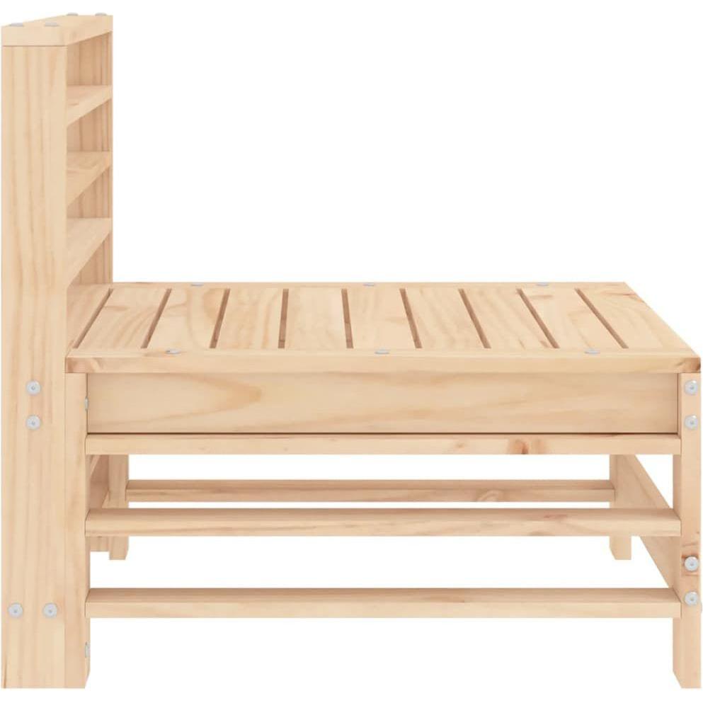Thumbnail - VidaXL, Gartenlounge, Garten-Mittelsofa Massivholz Kiefer,Material: Massives