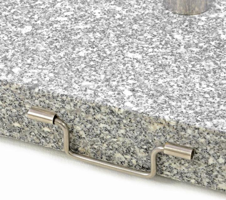 Produktbild VCM Schirm halb eckig mit Griff und Räder