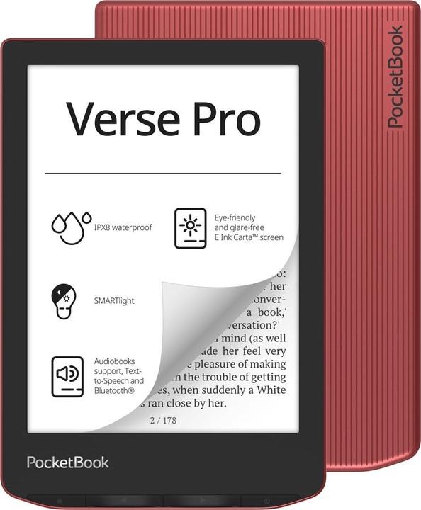 Image du produit PocketBook Verse Pro (6", 16 Go, Noir, Rouge)