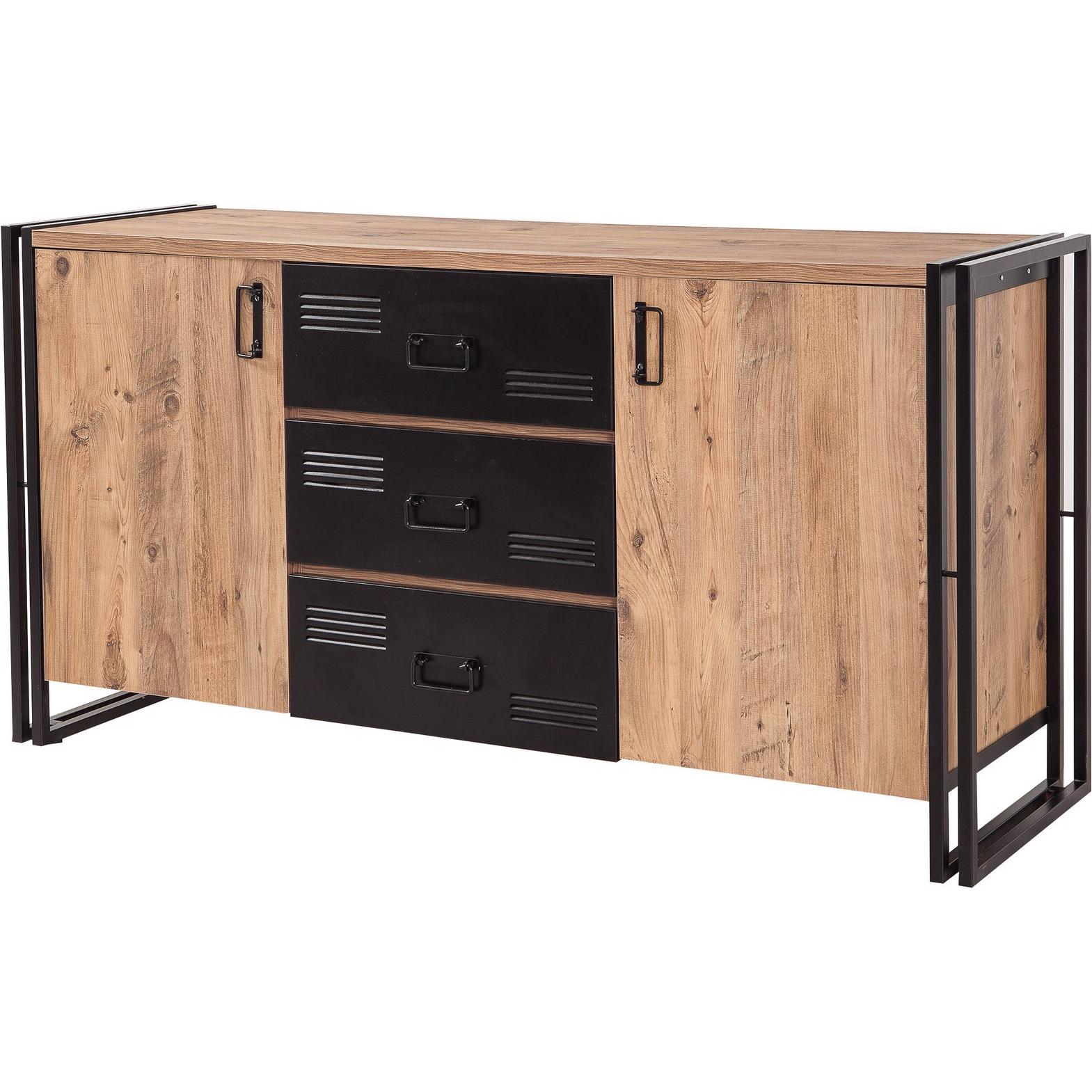 Hanah Home, Kommode + Sideboard, Skyla (160 x 80 x 45 cm)