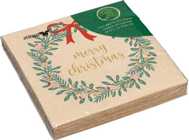 Actual product image Stewo Weihnachtsservietten (12 x, 33 x 33 cm)