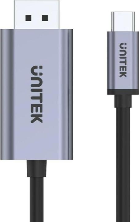 Actual product image Unitek V1409A Cable Adapter USB-C DisplayPort Black Grey