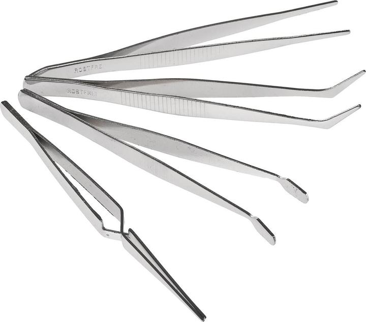 Produktbild BGS Pinzetten-Satz 105 - 120 mm 4-tlg.