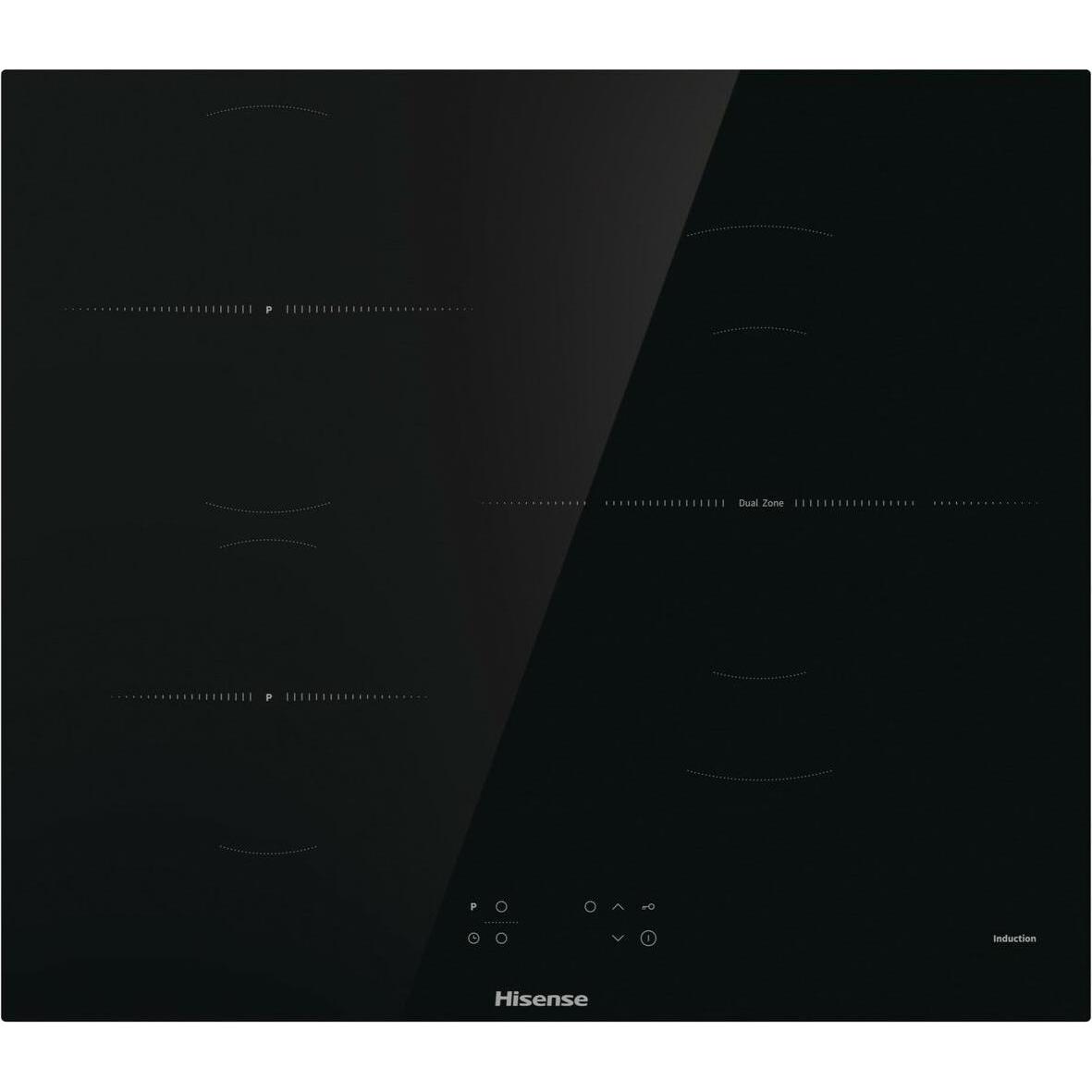 Hisense Nero Induction Hot Plate Hi6311bsce 60 Cm 7200 W, Piano Di Cottura,