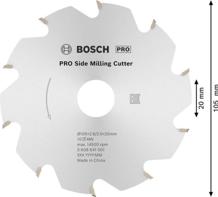 Produktbild Bosch Professional Zubehör Blattschneider, 10, 20 mm, 2,8 mm
