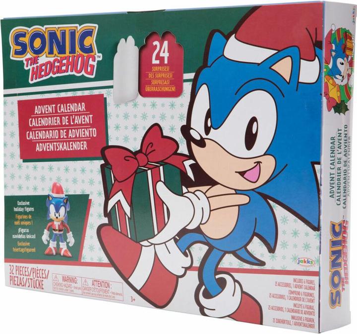 Produktbild Jakks Pacific Sonic the Hedgehog Advent Calendar 2.5 Inch Figures & Accessories Classic Theme