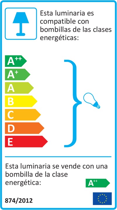 Energie-Label Opviq Flora (E27)