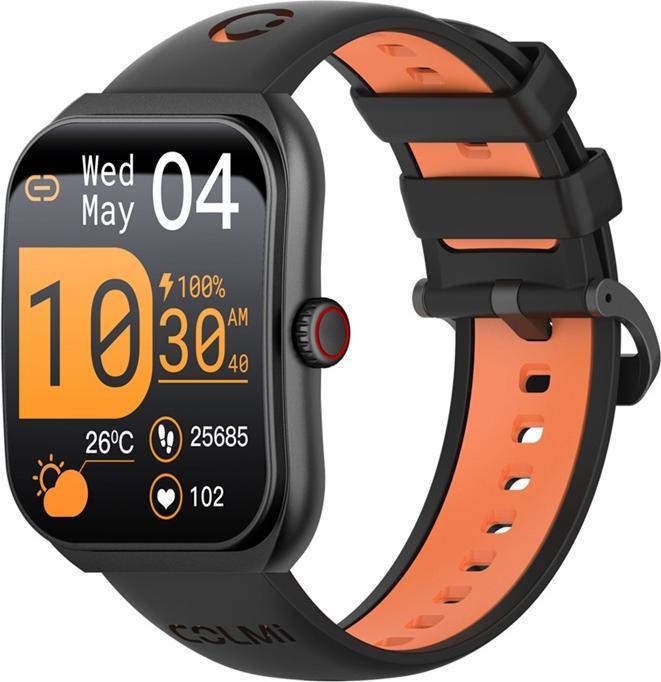 Actual product image Colmi P86 Smartwatch (Black) (44.30 mm)