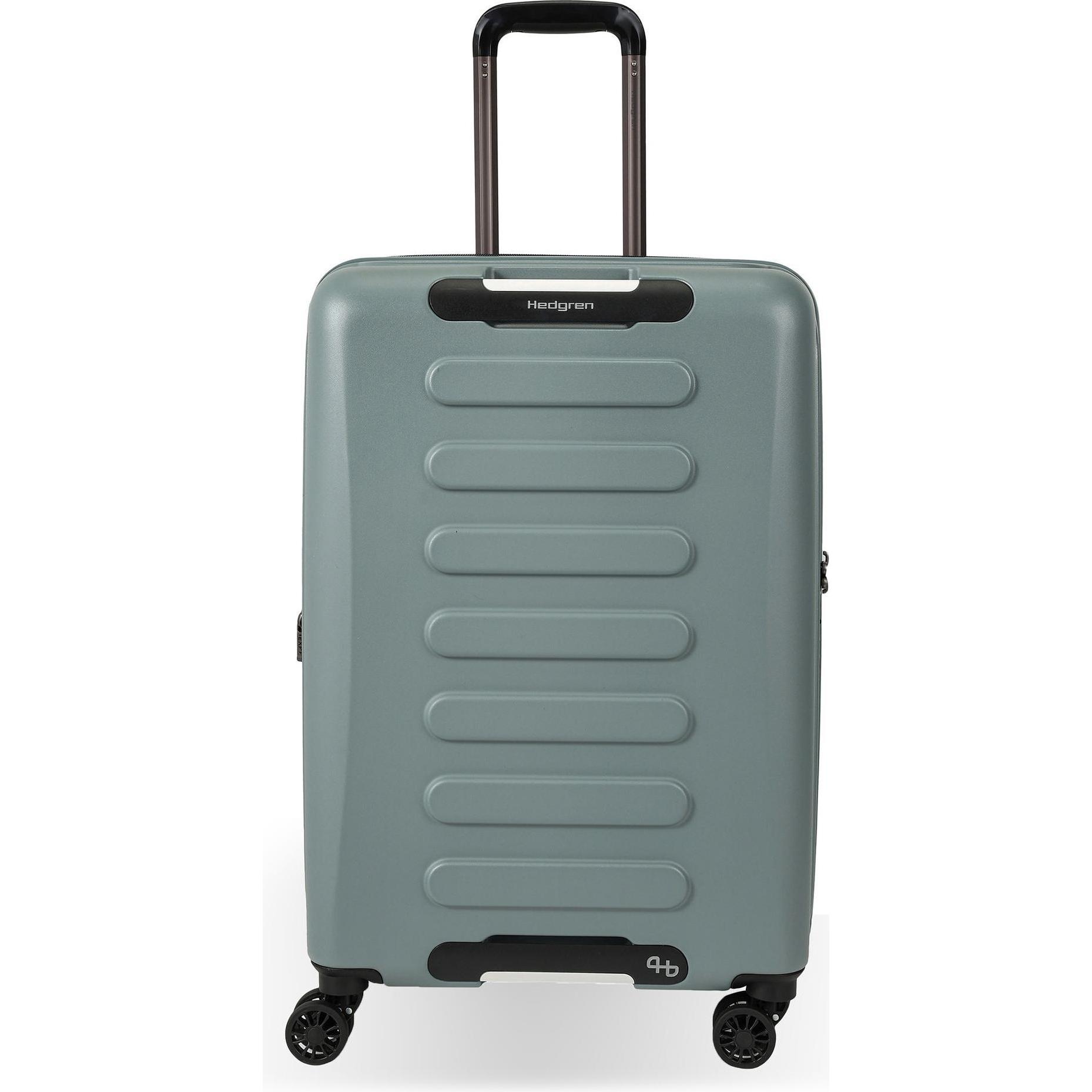 Thumbnail - Hedgren, Koffer, Comby Grip 4 Rollen Trolley M 65 cm mit Dehnfalte, Grau, (74 l, M (50 - 90l))