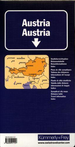 Actual product image Austria road map 500000