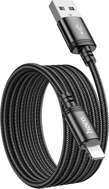 Actual product image Hoco Cable cable USB A to Lightning 2,4A X89 2 m black (2 m)