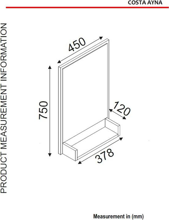 Produktbild Hanah Home Kace (45 x 12 cm)