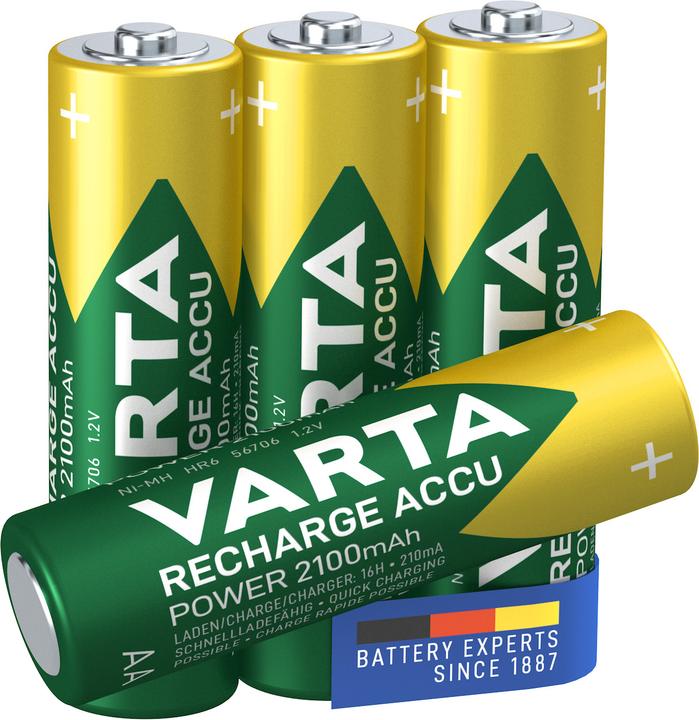 Productafbeelding Varta Recharge Accu Power (4 Pcs., AA, 2100 mAh)