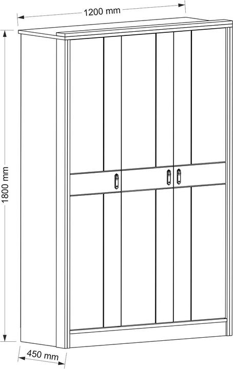 Actual product image Hanah Home Maia (120 x 180 x 45 cm)