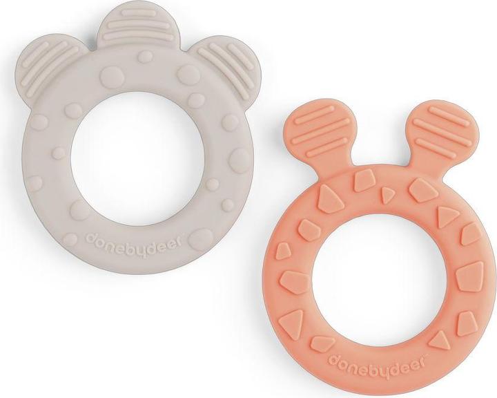 Actual product image Done by Deer 2er Pack Deer Friends Beissringe (0 Months)