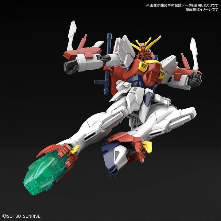 Actual product image Bandai 1/144 HG BLAZING GUNDAM