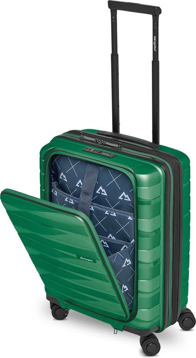 Produktbild Bergpfeil Travel 4 Rollen Kabinentrolley 55 cm Laptopfach mit Dehnfalte (46 l)
