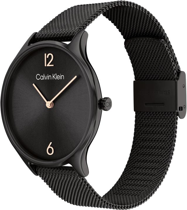 Produktbild Calvin Klein Timeless Mesh Damenuhr 25200004 + BOX