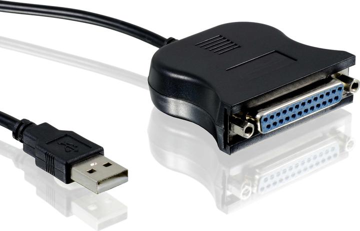 Actual product image CSL USB to Parallel LPT 25 pin printer cable