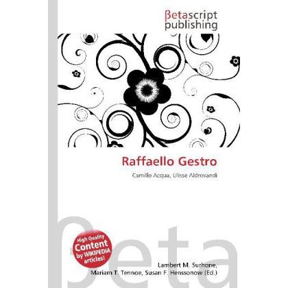 Raffaello Gestro, Fachbücher