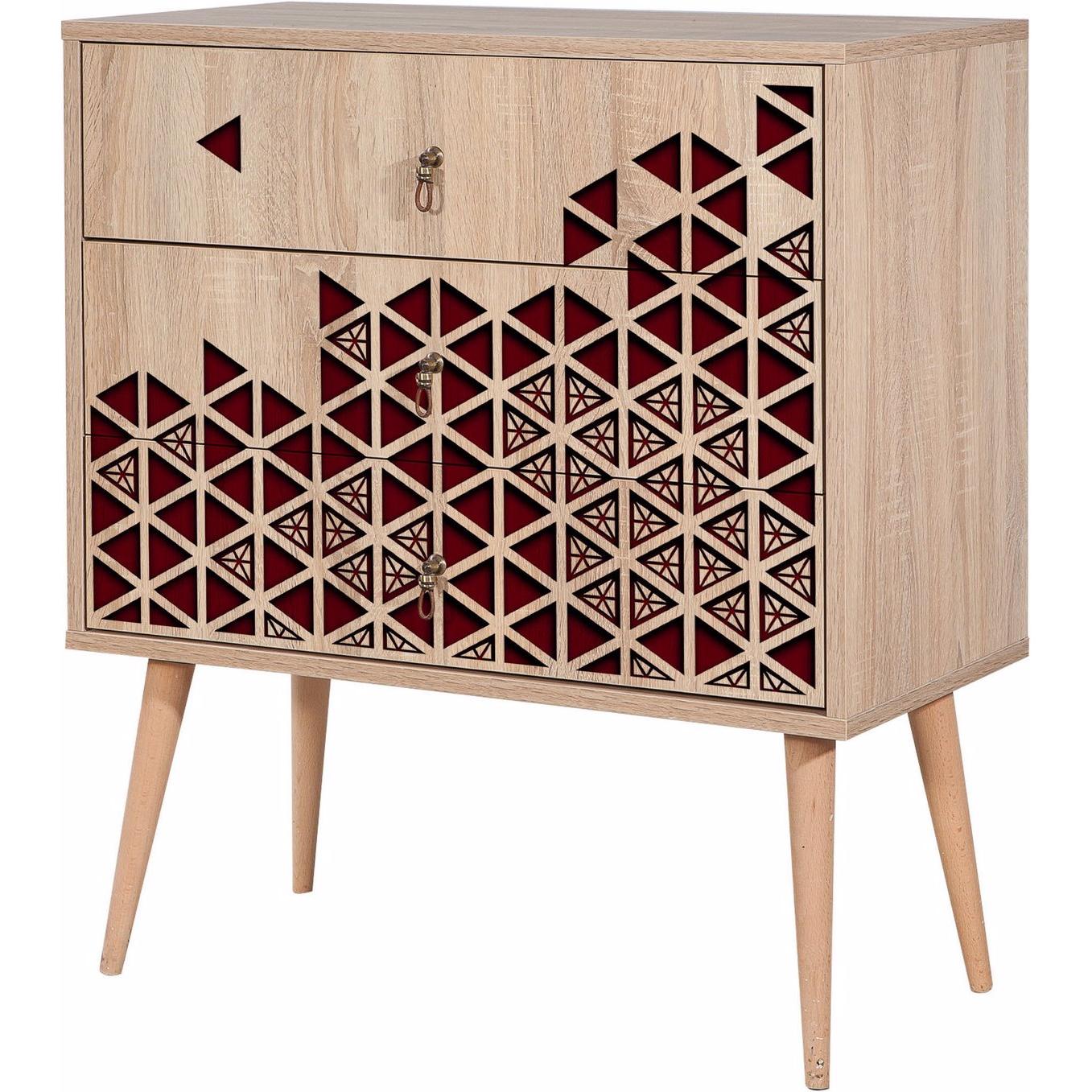 Homitis, Kommode + Sideboard, Eloise (80 x 90 x 40 cm)