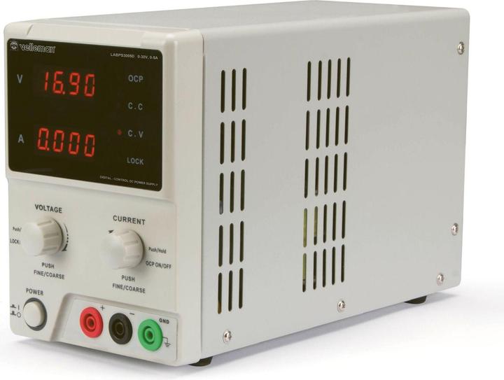 Actual product image Velleman DC Lab Power Supply