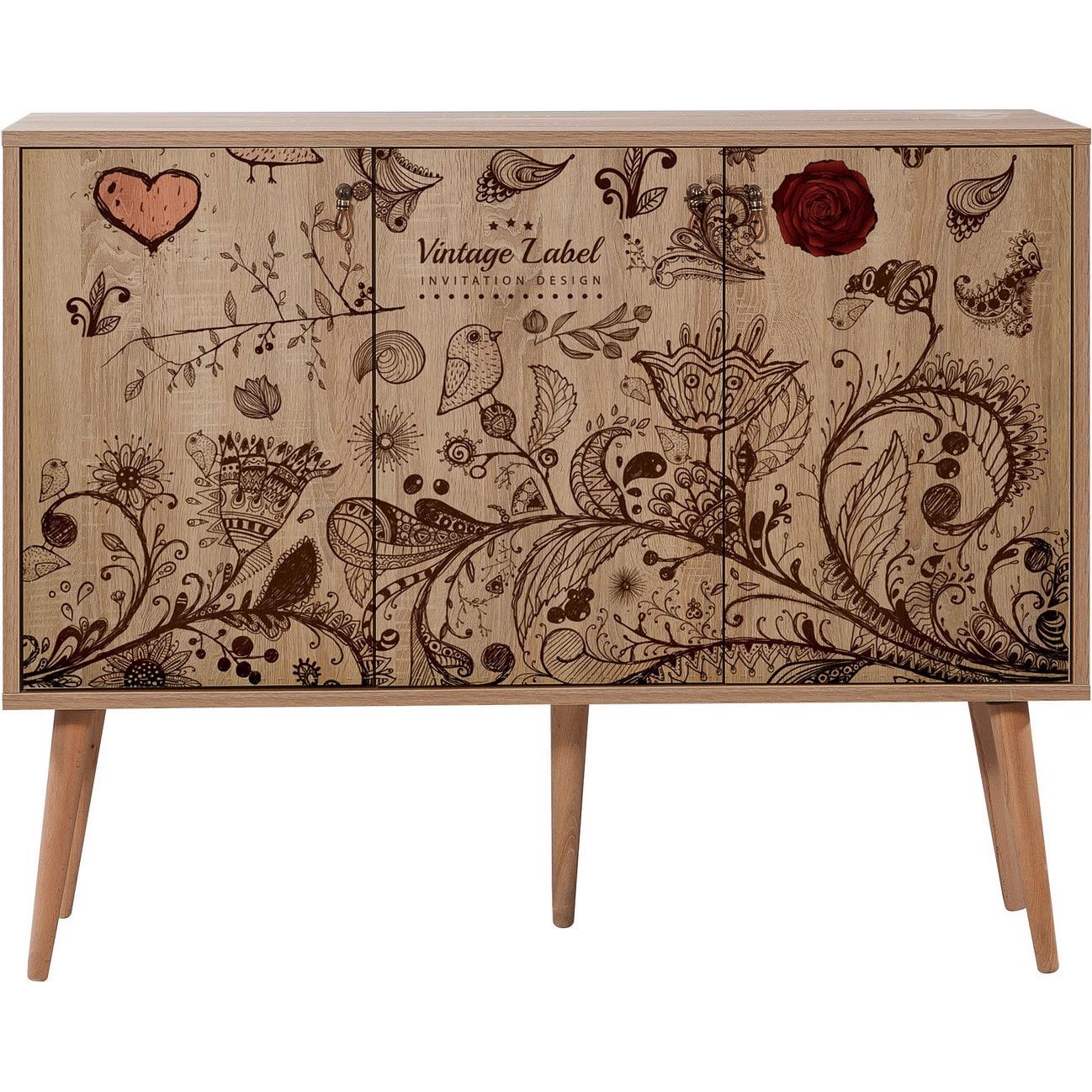 Hanah Home, Kommode + Sideboard, Jordan (120 x 94 x 36 cm)
