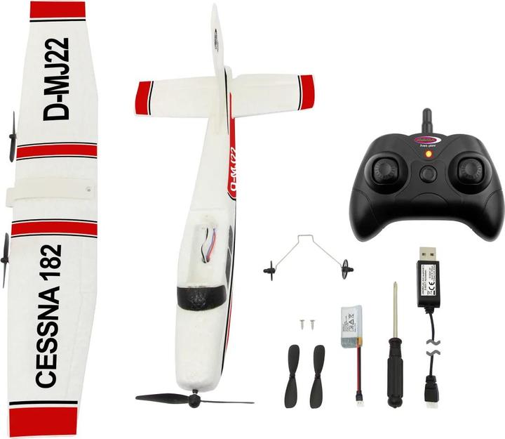 Produktbild Jamara Cessna 182 Flugzeug 2,4GHz Gyro 2CH (Motorflugzeug)