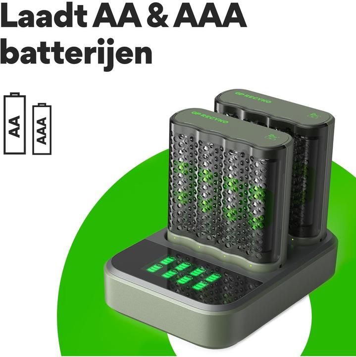 Actual product image GP Batteries Speed Charger (8 pcs., AA, Battery + charger)