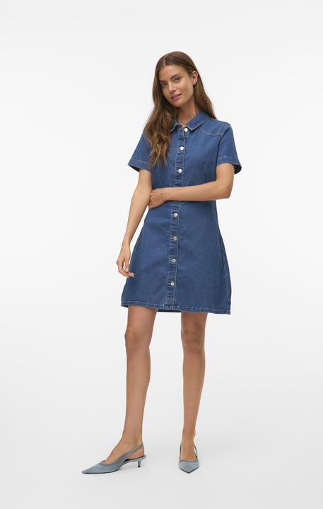 Image du produit Vero Moda VMAMANDA Kurzes Kleid Jeanskleid (XL)