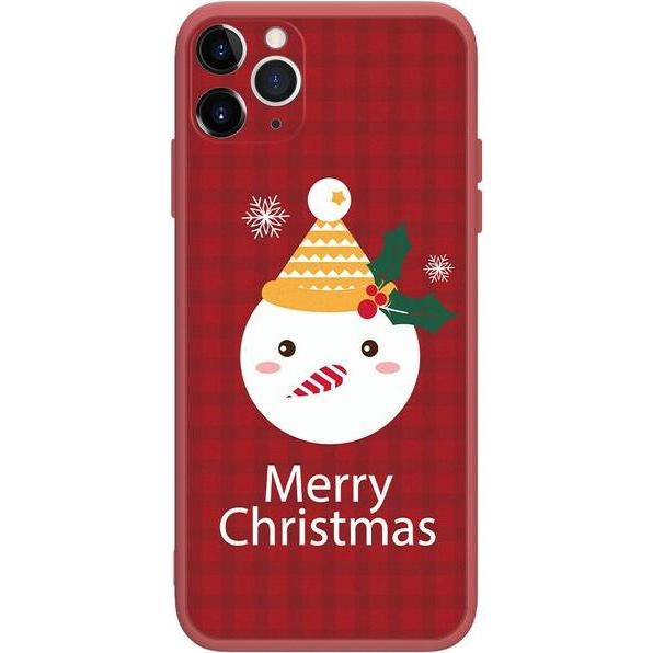 MU Style Weihnachten Silikon Hülle (Apple iPhone 12 Pro Max), Smartphone Hülle, Mehrfarbig