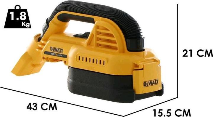 Immagine prodotto DeWalt DCV517NXJ (Aspirapolvere a umido e a secco)