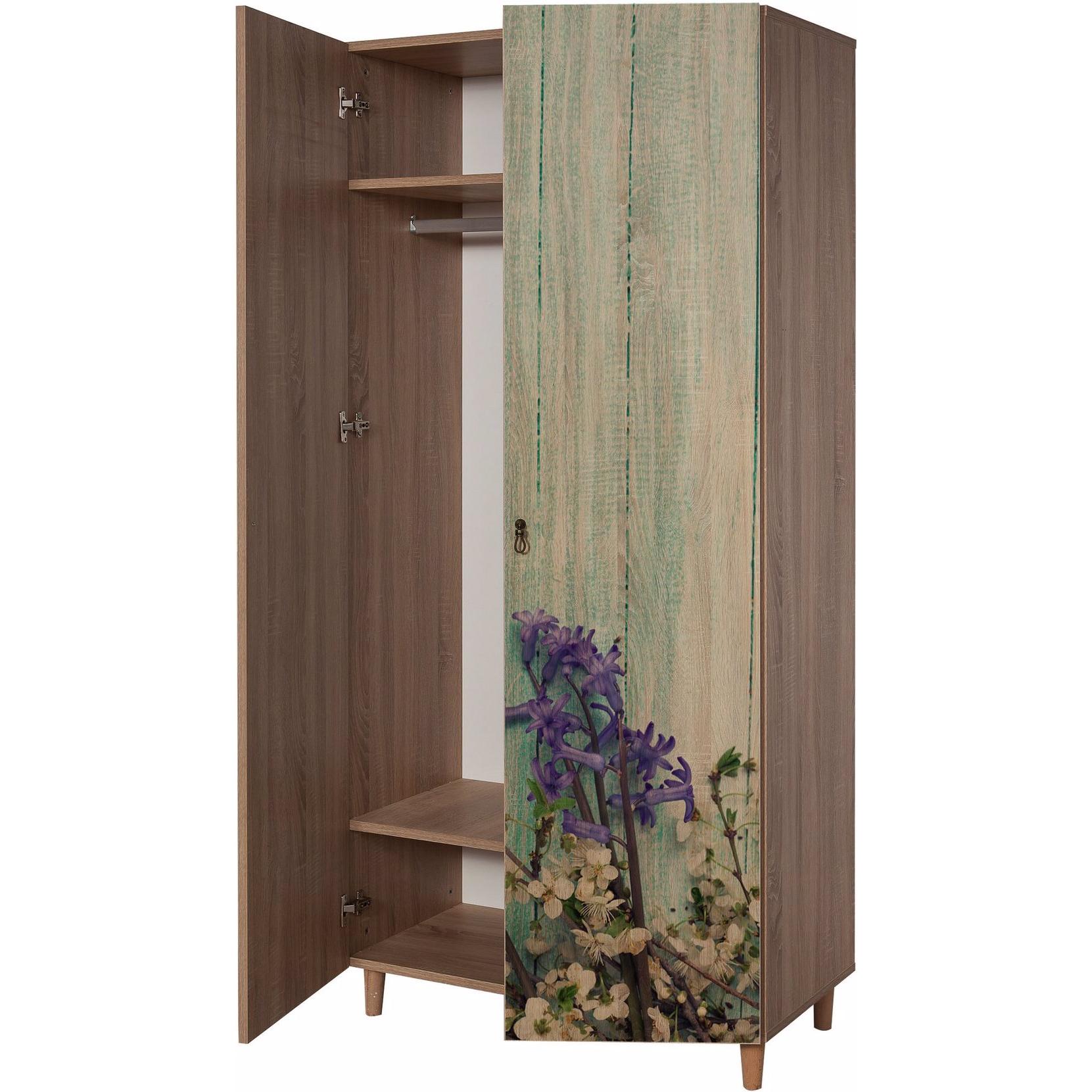 Thumbnail - Hanah Home, Kleiderschrank, Westley (90 x 192 x 52 cm)