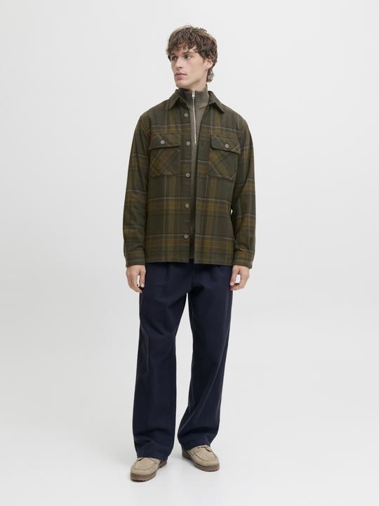 Produktbild Jack & Jones Jprrayle Melange Check L/S Overshirt Sn (S)