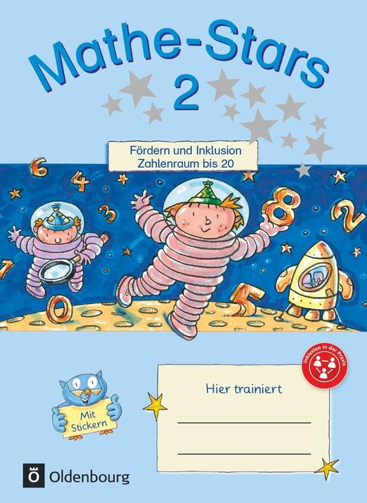 Produktbild Mathe Stars - Fördern und Inklusion 2. Schuljahr. Übungsheft (Deutsch, Birgit Schlabitz, 2017)