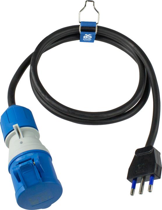 Immagine prodotto As - Schwabe Cavo adattatore CEE standard italiano tipo L (CEE 7/4, CEE)