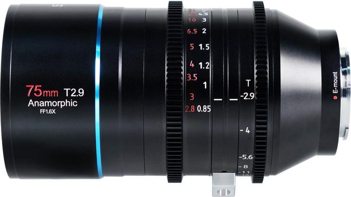 Actual product image Sirui Venus 75mm T2.9 1.6x Full-Frame Anamorphic lens(L mount) (L-Mount, full size)