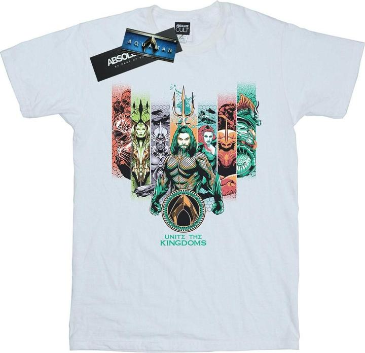 Produktbild Aquaman vereinigen die Königreiche BaumwollBoyfriend TShirt (L)