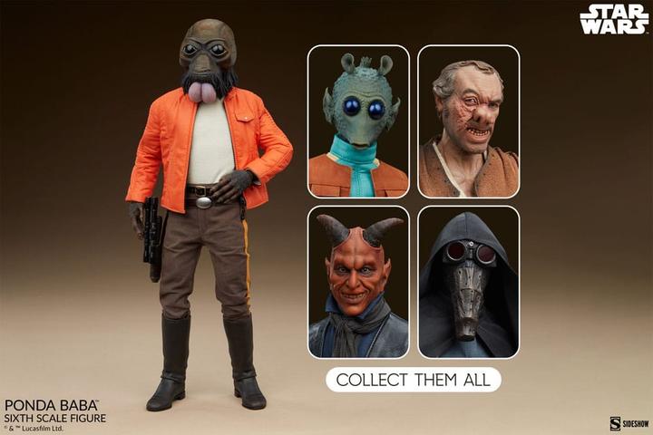 Actual product image Sideshow Star Wars Scum & Villainy action figure 1/6 Ponda Baba 30 cm