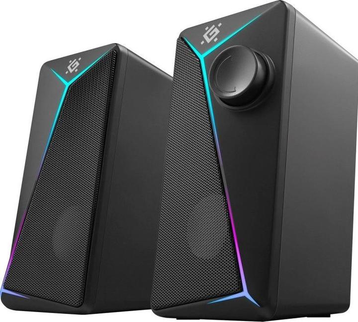 Image du produit Defender GLOSNIKI PC J5 2.0 6W LED USB CZARNE 65965