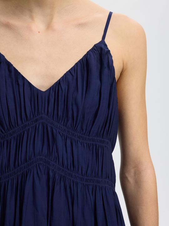 Produktbild Selected V-Ausschnitt Spaghetti Maxikleid (34)