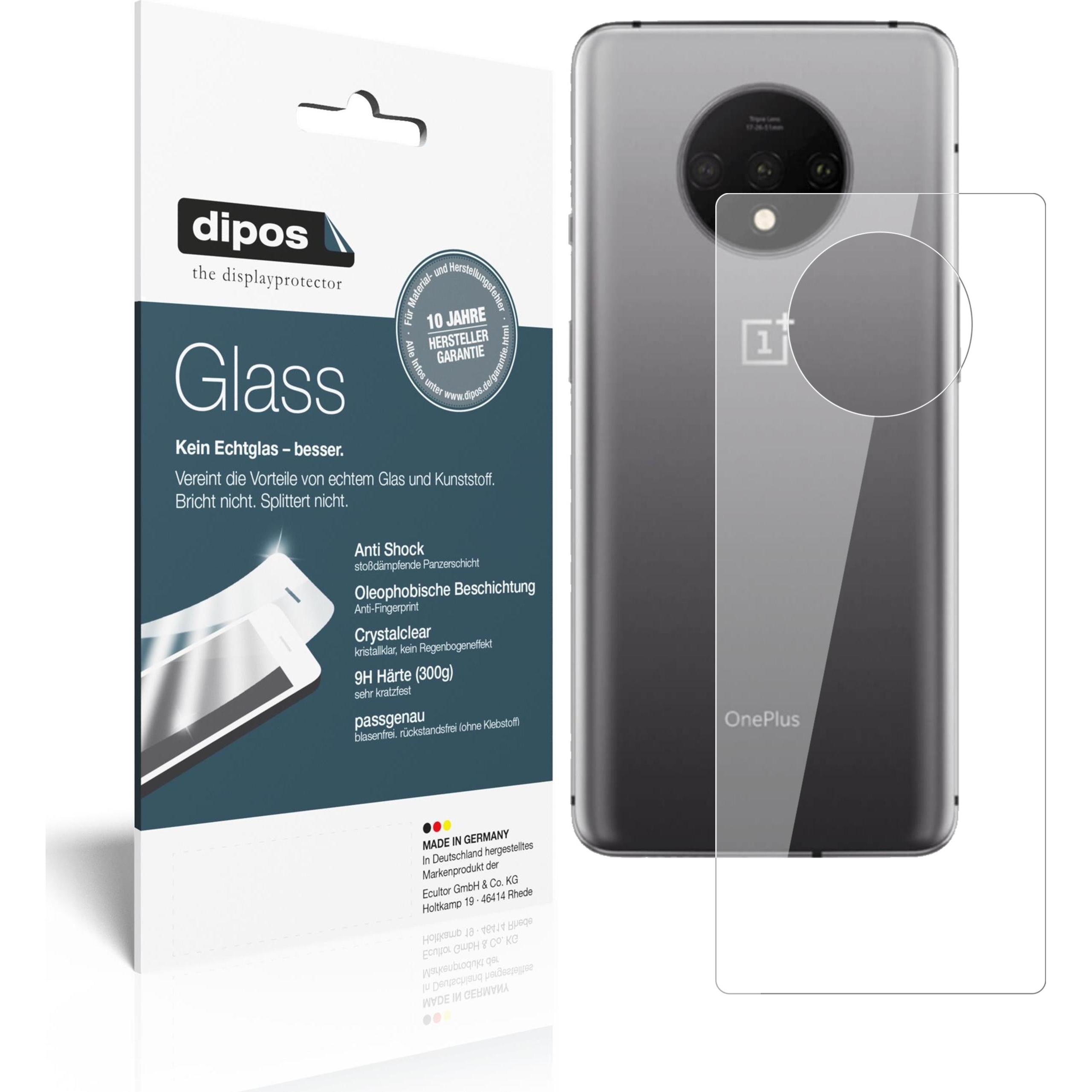 Dipos Displayschutz Anti-Shock (1 Stück, OnePlus 7T), Smartphone Schutzfolie, Transparent