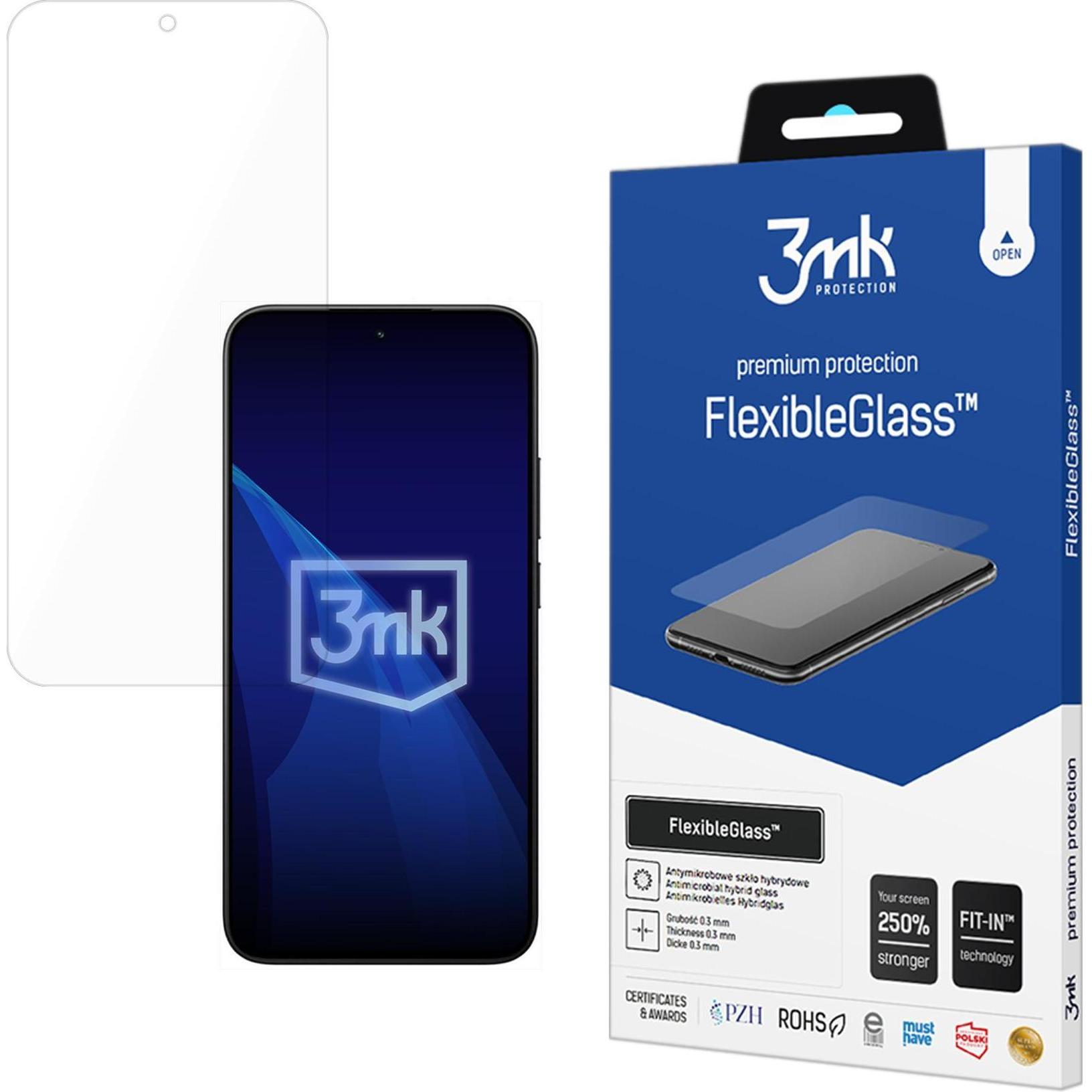 3Mk Trasparente Flexibleglass Hybridglas Für Xiaomi 15T Pro 5G (1 Pz., Xiaomi 15T Pro), Pellicola Protettiva Smartphone,