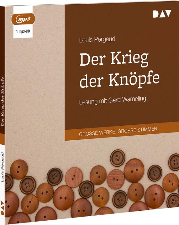 Produktbild Der Krieg der Knöpfe (Louis Pergaud, Gerda von Uslar, Gerd Wameling, Deutsch)
