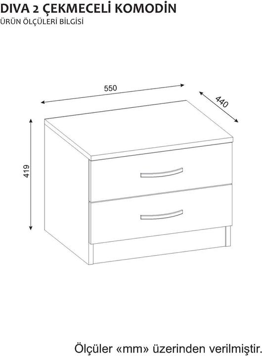 Produktbild Kalune Design Hugo (55 x 44 x 41.90 cm)