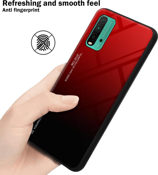 Actual product image Cadorabo TPU 2 colors glass envelope (Xiaomi Poco M3, Xiaomi Redmi 9T)