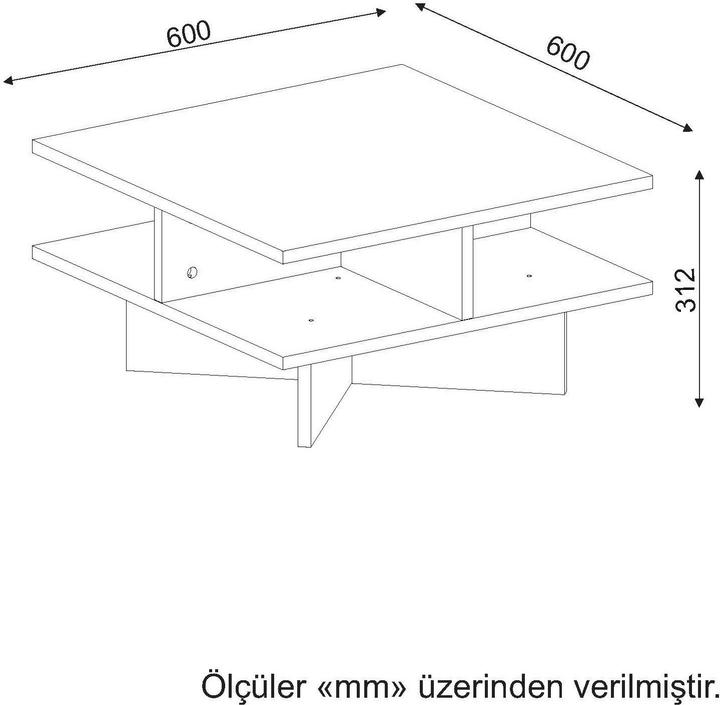 Produktbild Kalune Design Titus (60 x 60 x 31.20 cm)